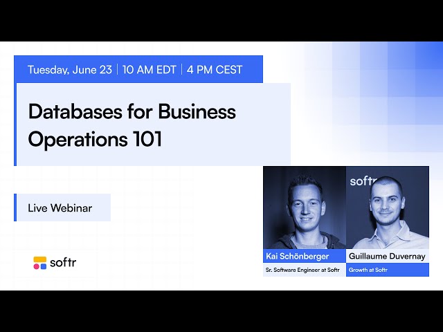 Databases for Business Operations 101: From Messy Spreadsheets to Real Apps