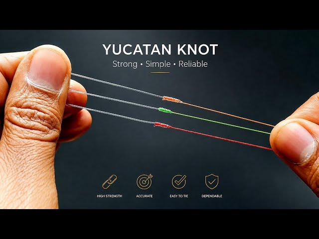 🎣 3 Ways to Tie the Yucatan Knot | Strong & Reliable Fishing Knot