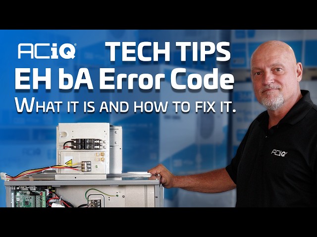 ACiQ EHBA Error Code Fix | Gen 2 Air Handler Heat Kit Installation Guide