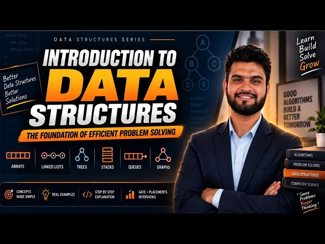 Introduction to Data Structures | What Are Data Structures | Easy Explanation 🔥 | DSA Basics