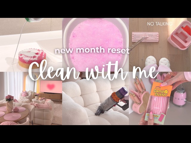 NEW MONTH HOUSE RESET & DEEP CLEAN 🎀 | *ASMR* deep cleaning, organizing, decluttering, motivation