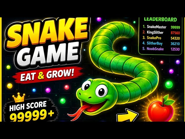 How to Make a snake Game Using HTML, CSS & JavaScript | Beginner Tutorial