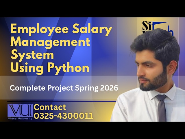 Employee Salary Management System Using Python Complete Project