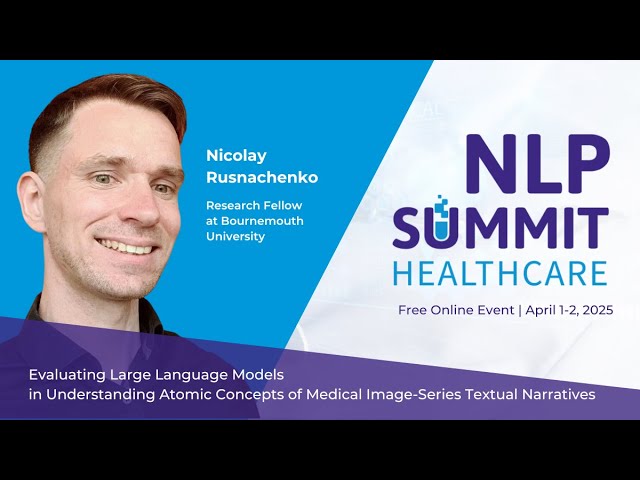 Large Language Models in Understanding Atomic Concepts of Medical Image-Series Textual Narratives