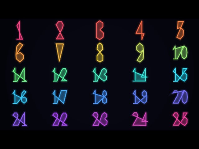 I Turned 25 Math Numbers ( 1-25)  Into Sound (And it's Outnumbered)