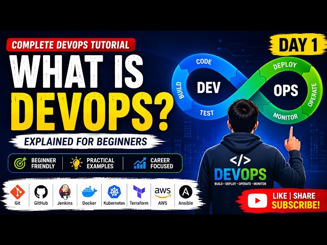 What is DevOps? | Complete DevOps Tutorial for Beginners | Day 1 | DevOps Course 2026