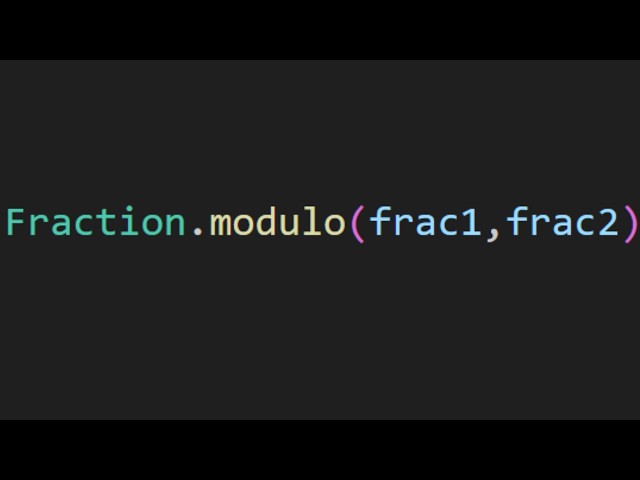Adding modulo to fractions in js