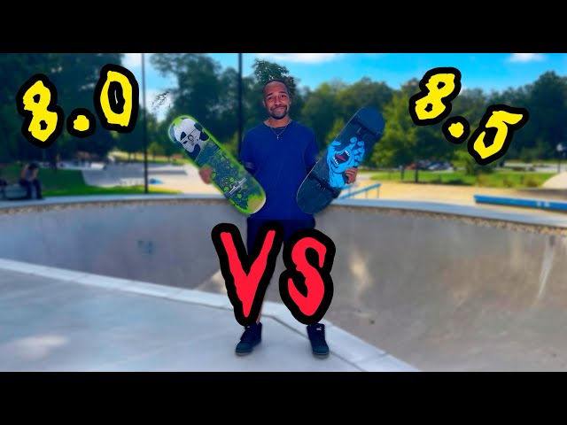 8.0 Vs 8.25 Vs. 8.5 Boards + SET UP