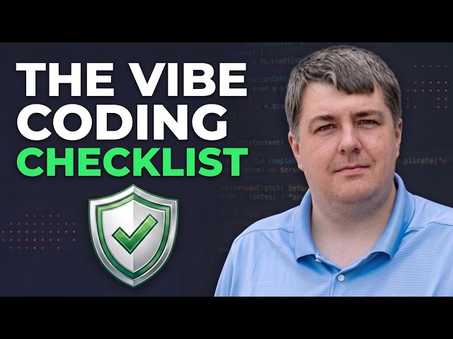 Vibe Coding Security: The Checklist Every Developer Needs