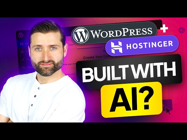 Hostinger WordPress AI Tutorial | The Fastest Way to Build a WordPress Website?