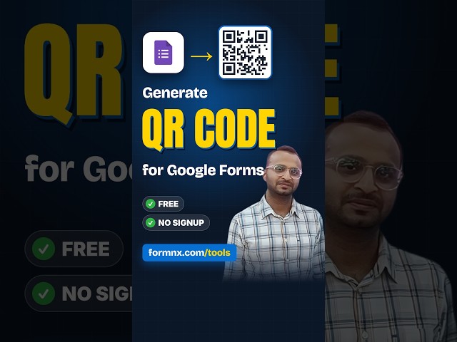 How to Make a QR Code for Google Forms FREE (10 Seconds!)