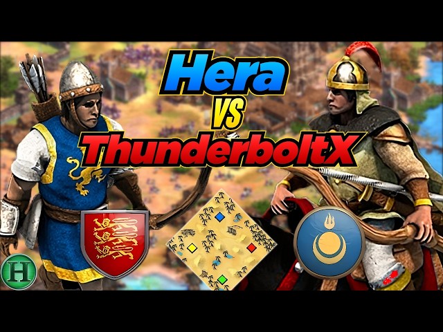Britons vs Mongols | 1v1 Arabia | vs ThunderboltX | AoE2