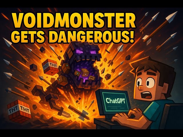 Building VoidMonster with ChatGPT | Learning Java Live — Metadata, TNT, and Void Logic