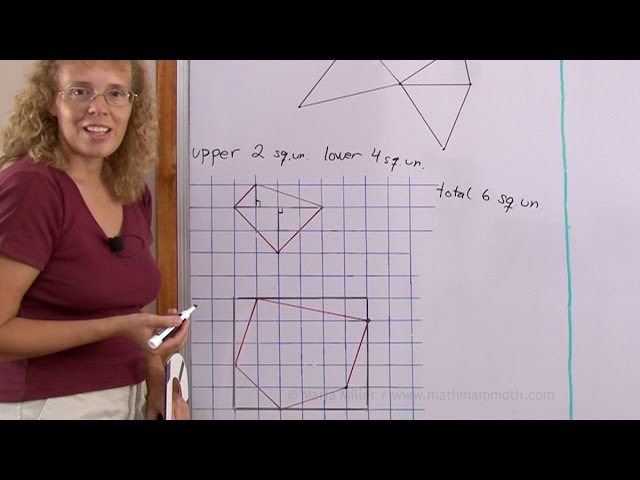 Area of polygons, including in a grid