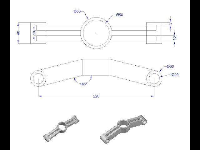 AutoCAD 3D Practice Tutorial | Step-by-Step Design for Beginners - 70 | Easy Method