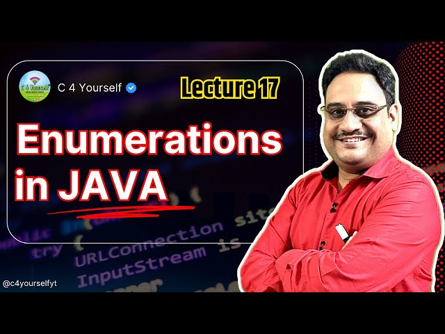 Enums in Java for Beginners | Java L17 | Practical Examples Inside
