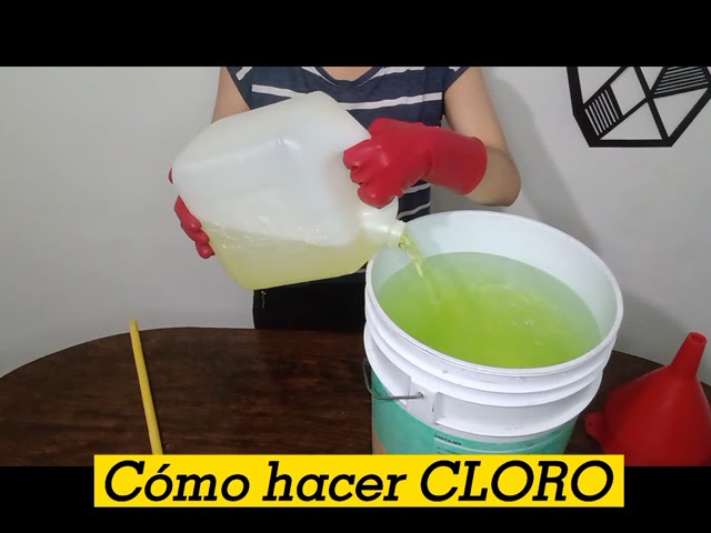 Cómo hacer CLORO de forma sencilla y rápida‼️🧑‍🔬Inicia tu negocio de Productos de Limpieza ⚠️