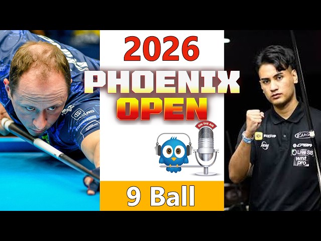 Shane Van Boening vs Robbie Capito - 9 Ball - 2026 Phoenix Open