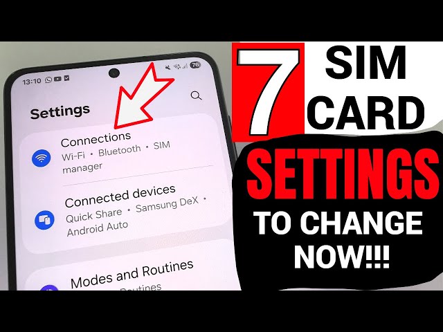 Change These 7 SIM Card Settings - You Will Be SURPRISED!