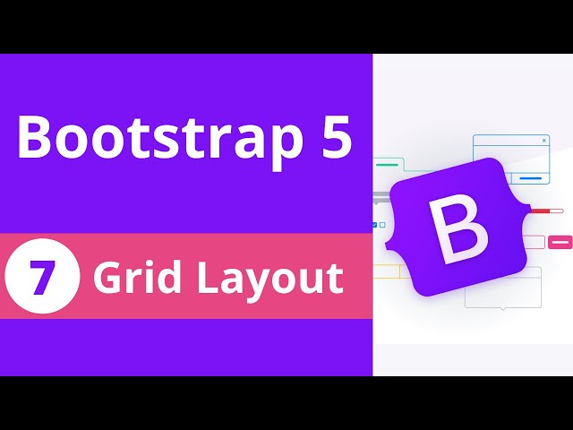 Bootstrap 5 Crash Course Tutorial #7 - Grid Layout