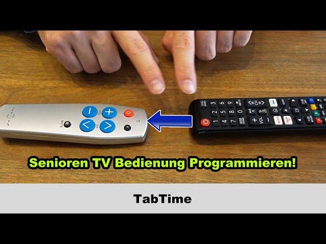 HOW TO PROGRAM THE TABTIME TV REMOTE CONTROL - FOR SENIORS | FACTOREM