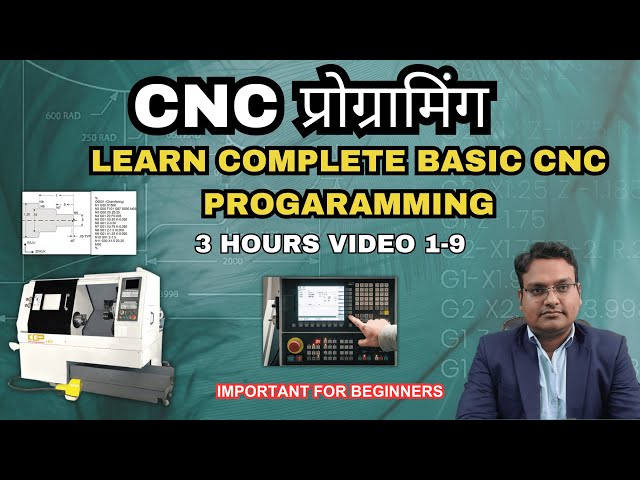 cnc programming - complete cnc programming video in 3 hours - all cnc programming chaptervise 1 -8
