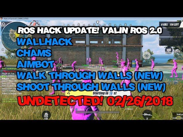 [NEW UPDATE] Rules of Survival 2.0 Wallhack/Chams/Aimbot and MORE! 02/26/2018 UNDETECTED
