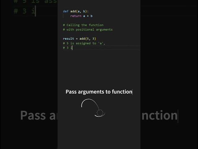 Pass Arguments in Python #pythonprogramming #python #coding