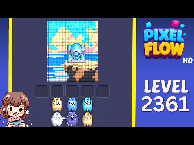 Pixel Flow Level 2361 Solution Walkthrough