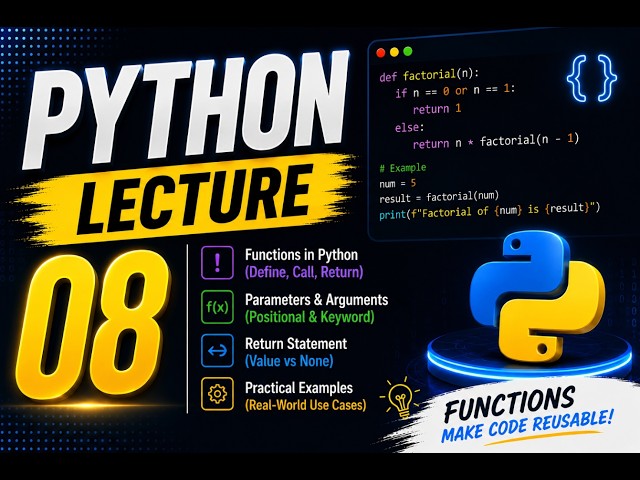 Python lecture 8