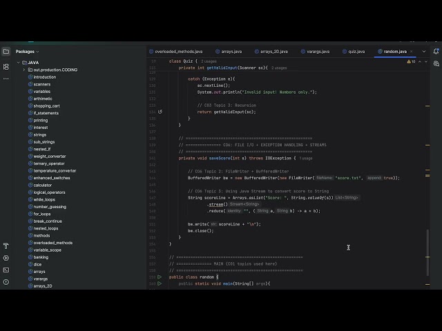 ONLINE QUIZ SYSTEM PROJECT JAVA BASIC CODE