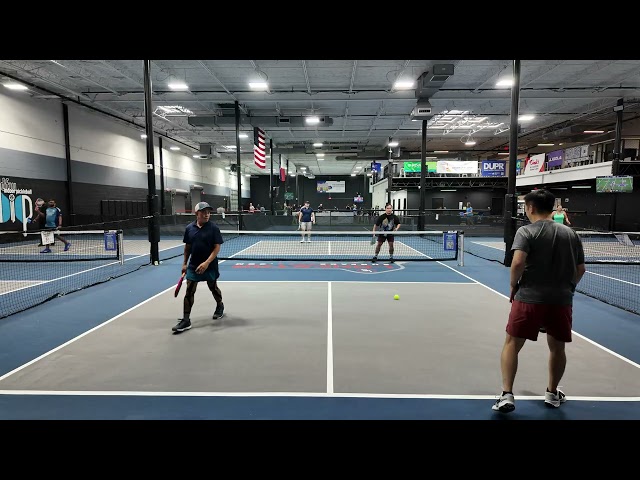 Francis/Andrew v Chris/Rex [ GAME 1 ] at DFW Indoor Pickleball