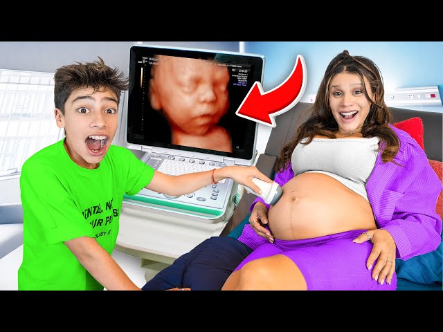 ¡Viendo la cara de nuestra niña por primera vez!