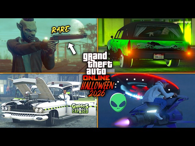 ALL *LIMITED TIME* HALLOWEEN CONTENT IN GTA ONLINE! (Halloween Update Vehicles, Events & MORE)