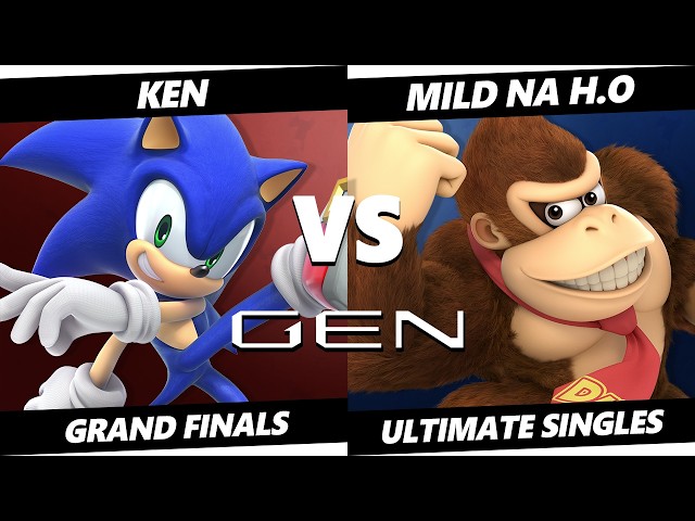 GEN 4.0 GRAND FINALS - KEN (Sonic) Vs. Mild Na H.O (Donkey Kong) Smash Ultimate - SSBU