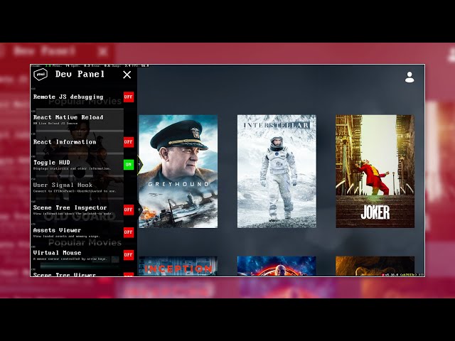 You.i Engine One: An Overview of the React Native Dev Panel Used for Debugging