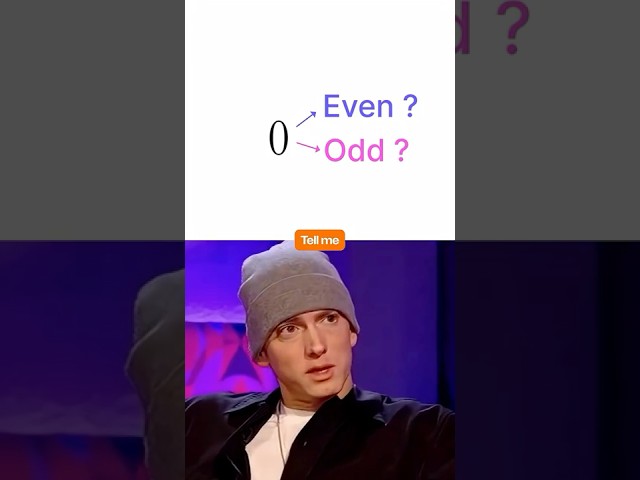 Why 0 is an Even Number?