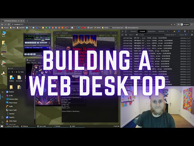 Making a Fully Interactive Web Desktop with JavaScript/React (Week 47)