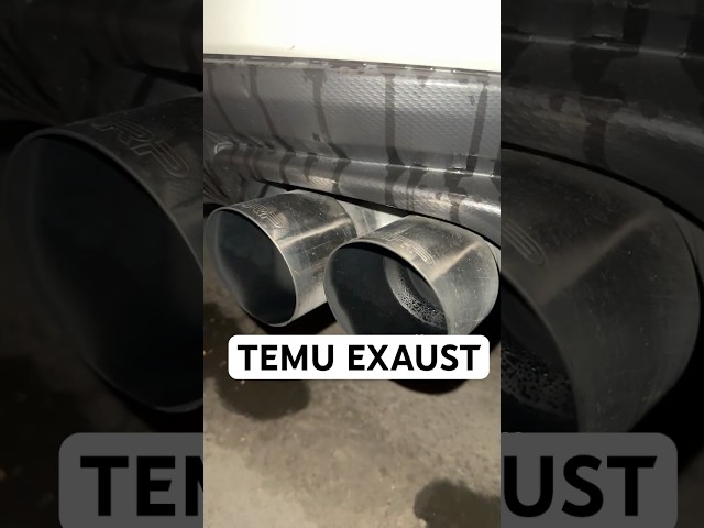 I Installed a TEMU EXHAUST #cars #exhaust