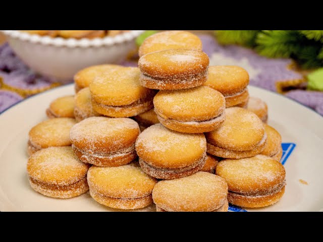 Melts in your mouth! Simple homemade butter cookie with only 4 ingredients.
