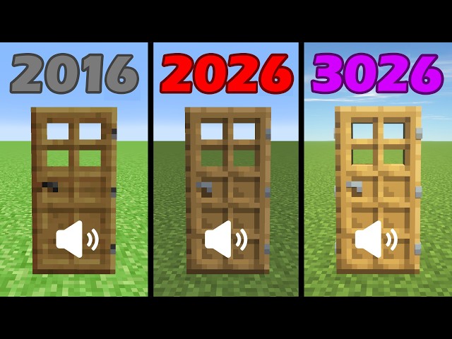 Minecraft in Different Years be like: