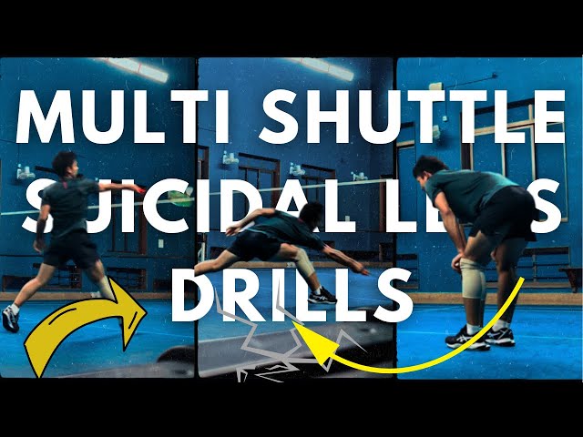 Badminton Basics -2 | Multishuttle | Legs Burner | Stamina Boost | Badminton | Drills | Devlogs