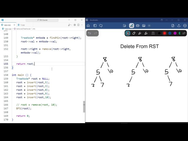 AVL Tree Deletion | Delete a node from AVL