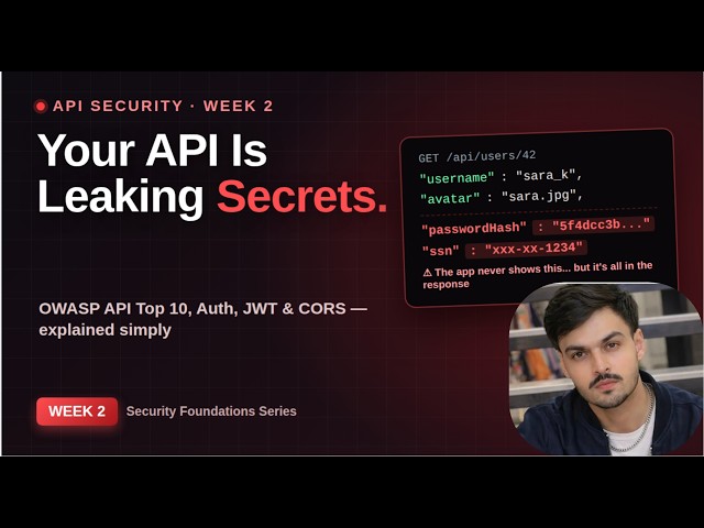 Your API Is Leaking Passwords Right Now (And You Don't Know It)