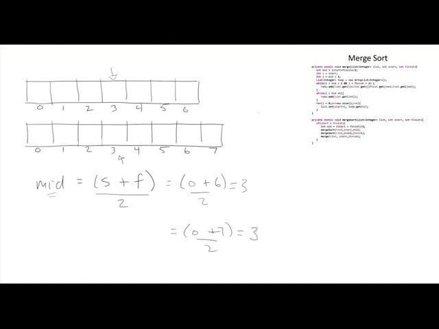 Merge Sort - Data Structures