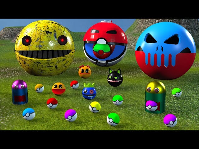 PACMAN & MS PACMAN & PACMAN ROBOT VS PACMAN MONSTER IN NEW MAZE BEST ADVENTURE best collection