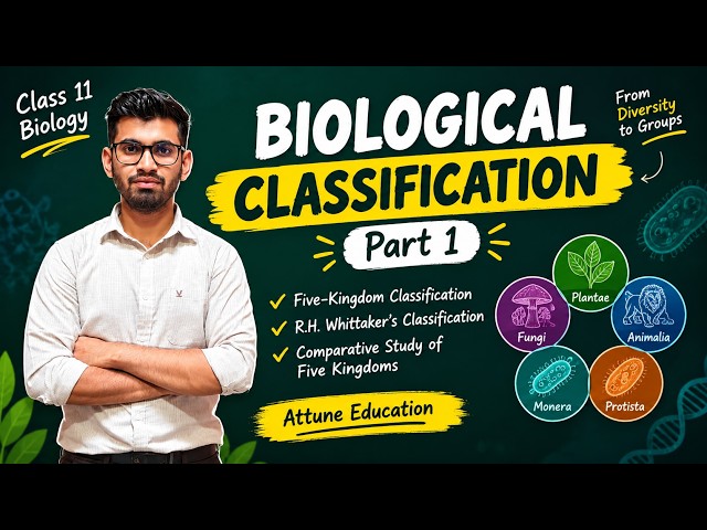 Biological Classification Part 1 | Classification Systems to Whittaker | Class 11 Biology