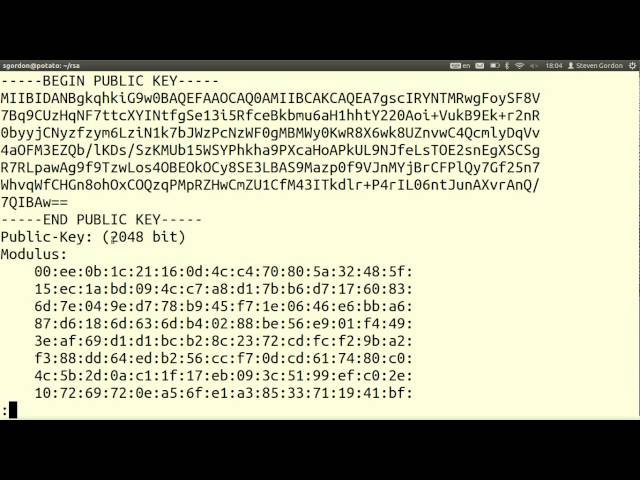 RSA Key Generation, Signatures and Encryption using OpenSSL