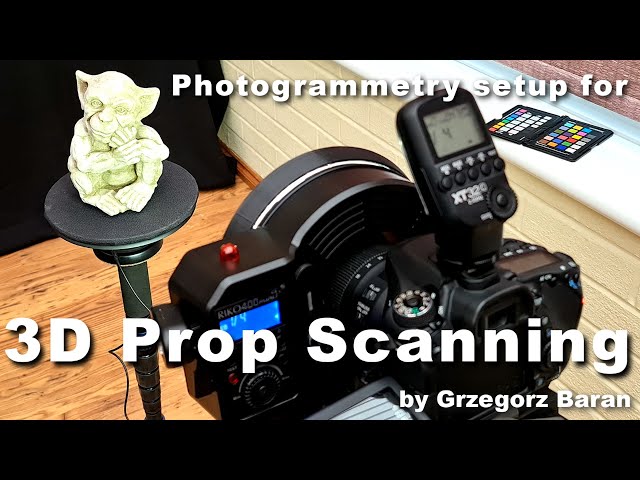 Photogrammetry Setup for Indoor 3D Prop Scanning (No AI)