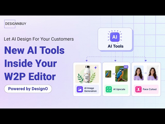 AI Design Tools for Your Web to Print Editor | New DesignO Features